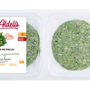 Burguer de pollo y espinacas