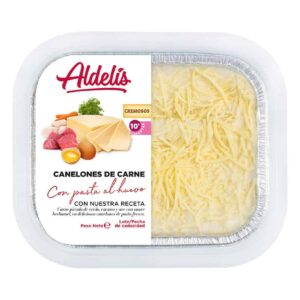 Canelones de pollo y pavo